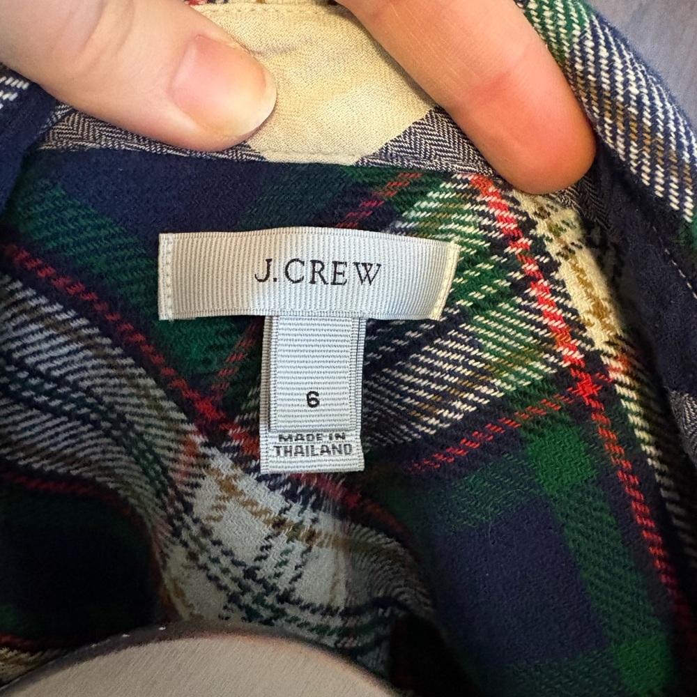 Mixed-Plaid Button Down - image 3